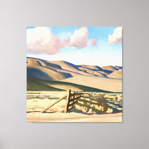 "Nevada Hills" door Maynard Dixon Canvas Afdruk