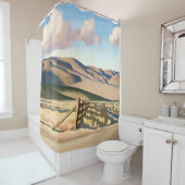 "Nevada Hills" door Maynard Dixon Douchegordijn (In situ)