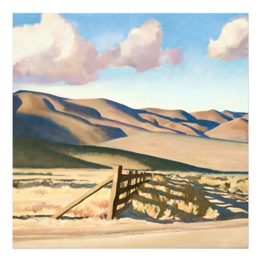 "Nevada Hills" door Maynard Dixon Foto Afdruk (Voorkant)