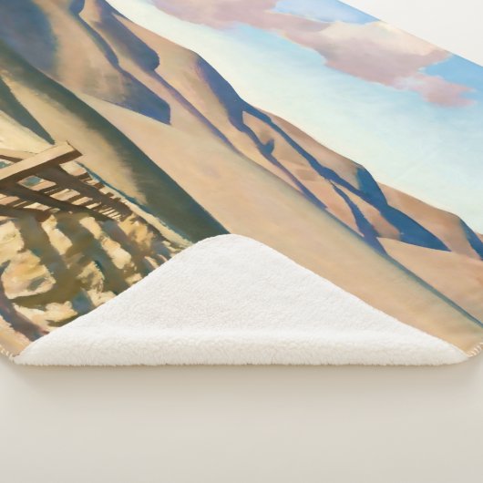 "Nevada Hills" door Maynard Dixon Sherpa Deken (3/4)