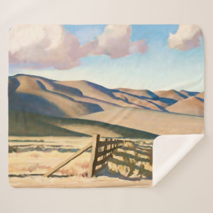 "Nevada Hills" door Maynard Dixon Sherpa Deken