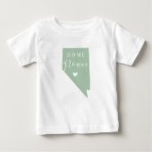 Nevada Home Grown | State-kaart bewerkbare kleuren (Voorkant)