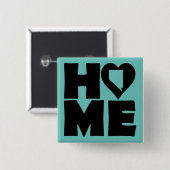 Nevada Home Heart State Button Badge Pin (Voorkant /achterkant)