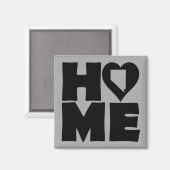 Nevada Home Heart State Fridge Magnet (Voorkant / Achterkant)