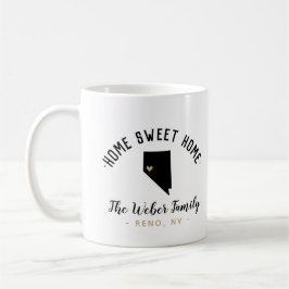 Nevada Home Sweet Home Familie Monogram Mok