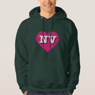 Nevada Hot Pink Heart - Ik hou van NV Hoodie