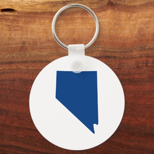 Nevada in Blue Sleutelhanger (Voorkant)