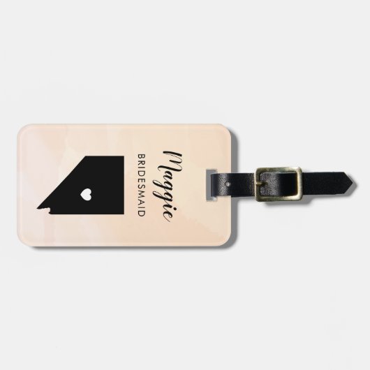 Nevada kaart Bagagelabel, bruiloft feest welkom Bagagelabel (Voorkant horizontaal)