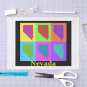 Nevada Kaart Tissuepapier (Craft)