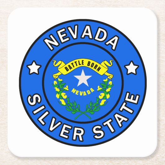 Nevada Kartonnen Onderzetters (Voorkant)