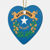 NEVADA KERAMISCH ORNAMENT (Links)