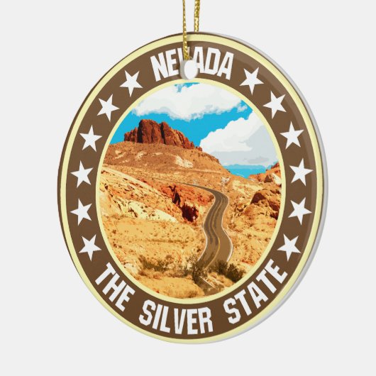 Nevada Keramisch Ornament (Links)