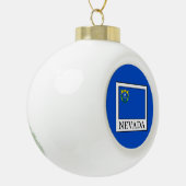 Nevada Keramische Bal Ornament (Links)