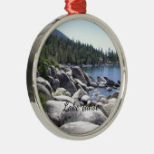 Nevada - Lake Tahoe Landscape Foto Metalen Ornament (Rechts)
