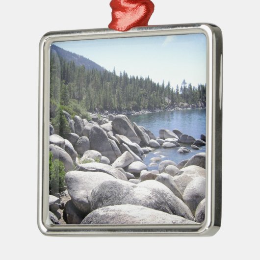 Nevada - Lake Tahoe Landschap Metalen Ornament (Links)