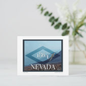 Nevada Landscape Poster Briefkaart (Staand voorkant)