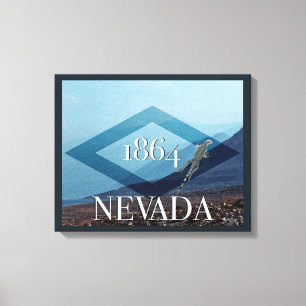 Nevada Landscape Poster Canvas Afdruk