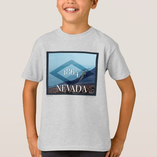 Nevada Landscape Poster T-shirt (Voorkant)