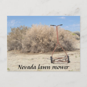 Nevada Lawn Mower Briefkaart
