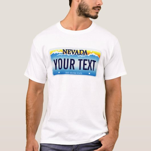 Nevada licence bord t-shirt (Voorkant)