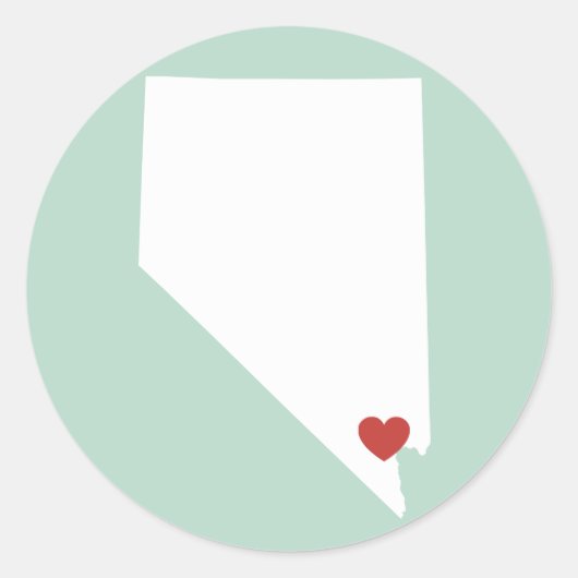 Nevada Liefde -  Sticker (Voorkant)