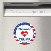 Nevada LOVES TRUMP Patriottische Koelkast Magneet (Insitu (Vaatwasser))