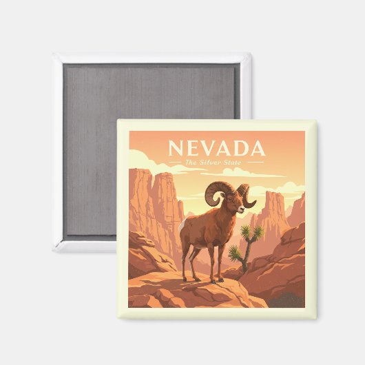 Nevada Magneet (Voorkant / Achterkant)