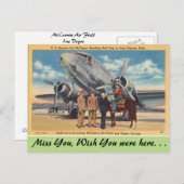 Nevada, McCarran Air Field, Las Vegas Briefkaart (Voorkant / Achterkant)