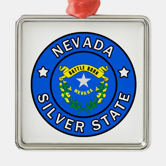 Nevada Metalen Ornament (Voorkant)