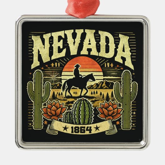 Nevada Metalen Ornament (Voorkant)