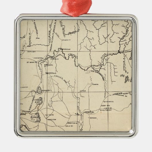 Nevada Metalen Ornament (Voorkant)