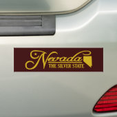 Nevada (mijn staat) bumpersticker (Op auto)