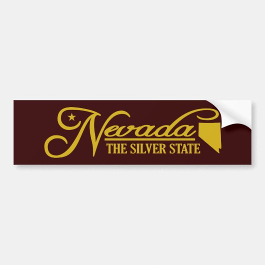Nevada (mijn staat) bumpersticker (Voorkant)