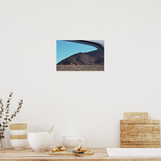 Nevada Mountains Poster (Keuken)
