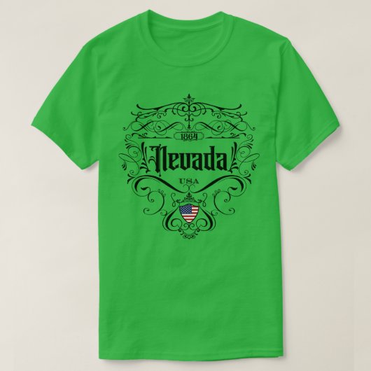 Nevada ontwerp t-shirt (Design voorkant)