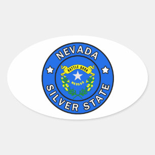 Nevada Ovale Sticker