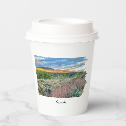 Nevada Painted Desert Papieren Bekers (Voorkant)