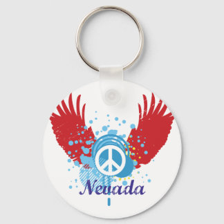 Nevada Peace Sign Sleutelhanger