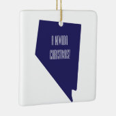 Nevada Persoonlijke kerstversiering Keramisch Ornament (Rechts)