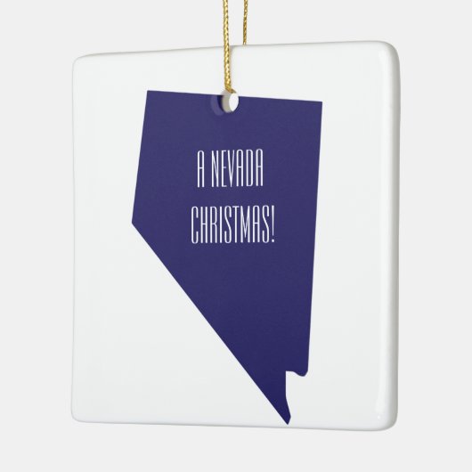 Nevada Persoonlijke kerstversiering Keramisch Ornament (Links)