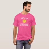 Nevada Pickleball Add Club Partner Name Custom T-shirt (Voorkant volledig)