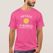 Nevada Pickleball Add Club Partner Name Custom T-shirt (Voorkant)