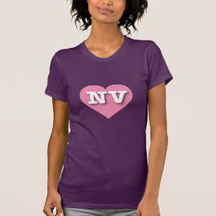Nevada Pink Heart - Ik hou van NV T-shirt