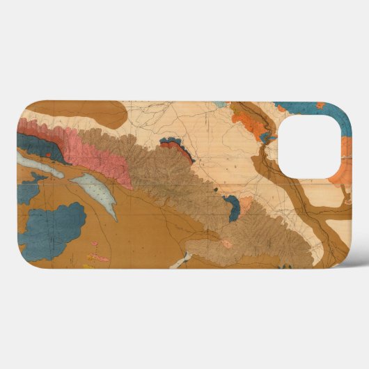 Nevada Plateau Geological Case-Mate iPhone Case (Achterkant (horizontaal))