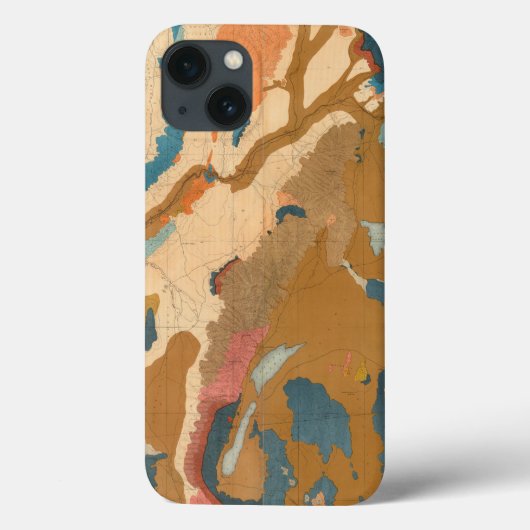 Nevada Plateau Geological Case-Mate iPhone Case (Achterkant)