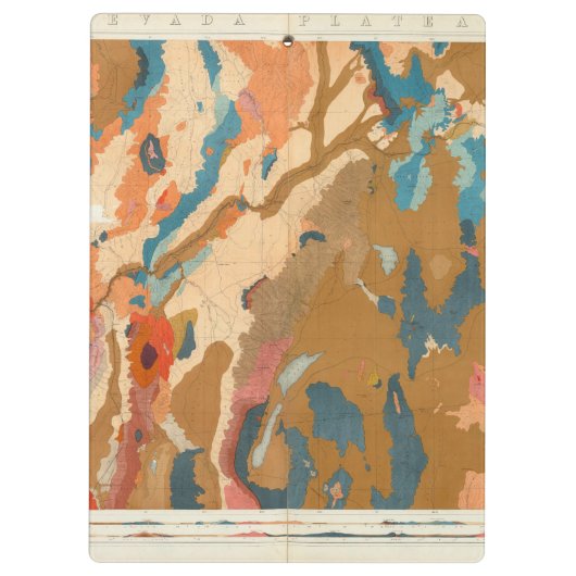 Nevada Plateau Geological Klembord (Achterkant)