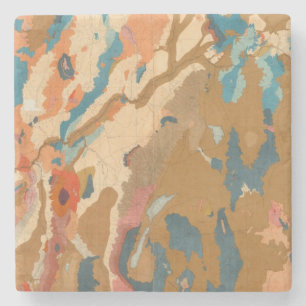 Nevada Plateau Geological Stenen Onderzetter