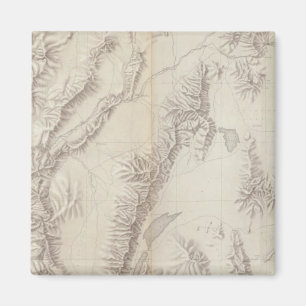 Nevada Plateau Topografisch Magneet