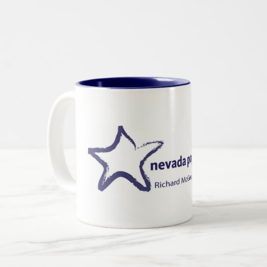 Nevada Pop Logo Mok (Voorkant links)