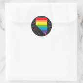 nevada pride . ronde sticker (Tas)